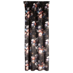 Zasłona Eurofirany Karen 140 x 270 cm czarna