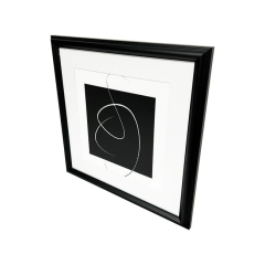 Ramka na zdjęcia GoodHome Blanton 40 x 40 cm czarna