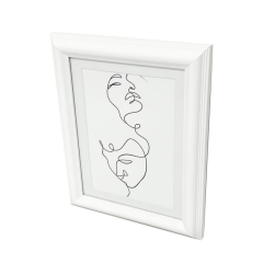 Ramka na zdjęcia GoodHome Blanton 18 x 24 cm biała