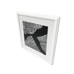 Ramka na zdjęcia GoodHome Blanton 40 x 40 cm biała