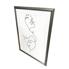 Ramka na zdjęcia GoodHome Blanton 50 x 70 cm antyk srebrny
