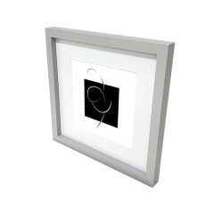 Ramka na zdjęcia GoodHome Islande 30 x 30 cm szara