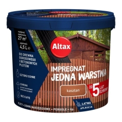 Impregnat Altax Jedna Warstwa kasztan 4,5 l