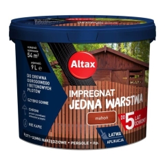 Impregnat Altax Jedna Warstwa mahoń 9 l