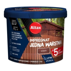 Impregnat Altax Jedna Warstwa orzech 9 l