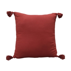 Poduszka GoodHome Tassels 45 x 45 cm terracota