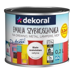 Emalia Do dzieła Dekoral białe szaleństwo 0,2 l