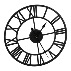 Zegar metalowy Jumi 40 x 40 cm czarny