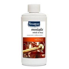 Mosiądz, miedź i brąz czyszczenie i nabłyszczanie Starwax 250 ml