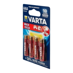 Bateria Varta Max Tech AAA 4 szt.