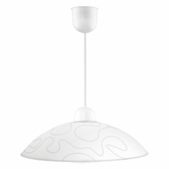 Lampa wisząca Malibu 1 x 60 W E27 biała