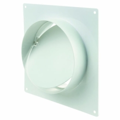 Zawór zwrotny z kołnierzem Vents 100 mm biały
