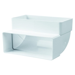 Kolanko pionowe Vents 90 stopni 204 x 60 mm