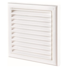 Kratka wentylacyjna żaluzjowa Vents 154 x 154 mm biała