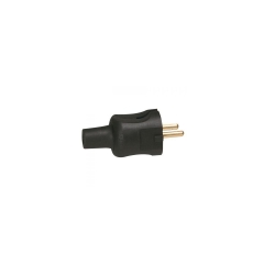 Wtyczka Legrand 2P 16 A guma czarna