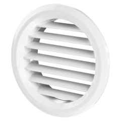 Kratka skośna Vents fi 80 mm biała 2 szt.