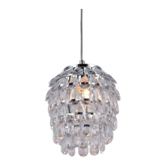 Lampa wisząca Orientalic 1 x 60 W E27 chrom