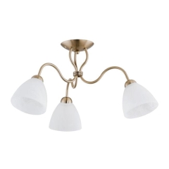 Lampa wisząca Ariel 3 x 60 W E27 patyna