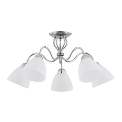 Lampa wisząca Ariel 5 x 60 W E27 chrom