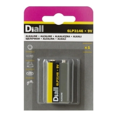 Bateria alkaliczna Diall 1 x 9 V