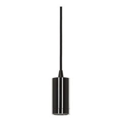 Lampa wisząca Moderna 1 x 60 W E27 shiny black