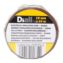 Taśma izolacyjna Diall PCV 19 mm x 10 m brązowa
