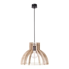 Lampa wisząca Isola M 1 x 60 W E27 dąb