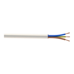 Kabel zasilający H05VVF 3 x 1,5 mm2 5 m biały