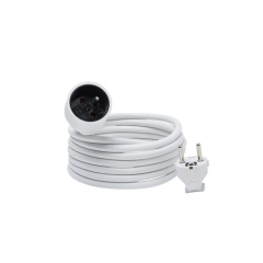 Przedłużacz mieszkaniowy 3 x 1,5 mm2 3 m biały