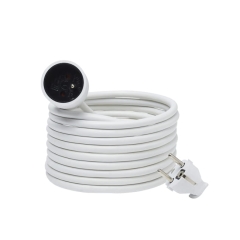 Przedłużacz mieszkaniowy 3 x 1,5 mm2 5 m biały