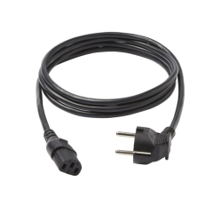Przewód zasilający Diall 3 x 1 mm2 2 m czarny