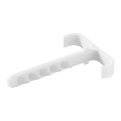 Uchwyty kablowe podwójne 2 x 6 x 12 mm szare 100 szt.