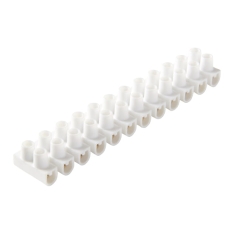 Listwa zaciskowa 12-torowa 2,5 mm 3 A biała