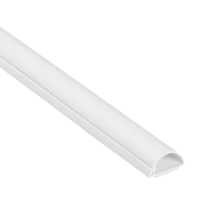 Listwa półokrągła na kable D-line 30 x 15 x 1000 mm biała