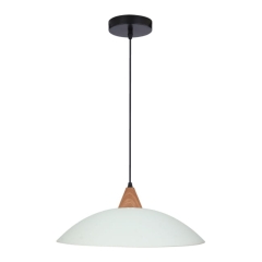 Lampa wisząca Otriks 1 x 60 W E27 biała