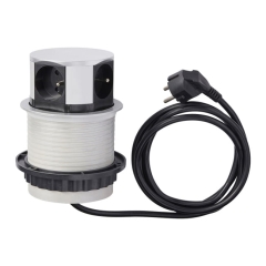 Listwa wysuwana Otio 100 mm 4 gniazda z uziemieniem 16 A 3 x 1,5 mm2 2 m