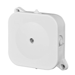 Puszka hermetyczna 85x85mm pusta biała