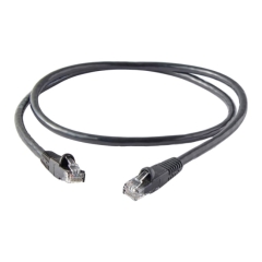 Kabel RJ45 Blyss czarny 1 m