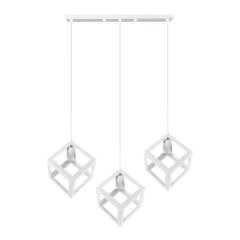 Lampa wisząca LED Sweden 3 x 60 W E27 biała