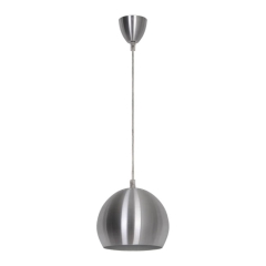 Lampa wisząca Globo 1-punktowa E27 aluminium