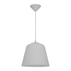 Lampa wisząca 1-punktowa E27 biała