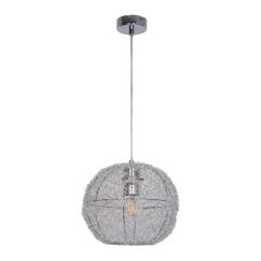 Lampa wisząca GoodHome Phaidros 1-punktowa E27 chrom