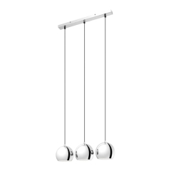 Lampa wisząca GoodHome Roccheta 3-punktowa E14 chrom