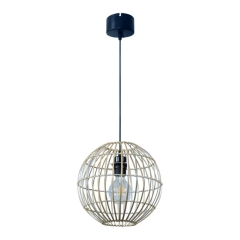 Lampa wisząca GoodHome Dacite 1 x 40 W E27 28 cm jasny bambus