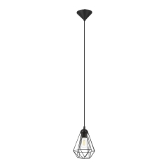 Lampa wisząca GoodHome Smertrio 1-punktowa E27 czarna