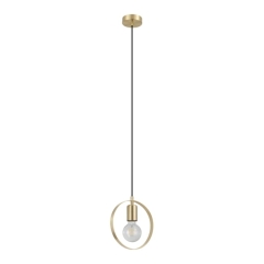 Lampa wisząca GoodHome Kaitains 1-punktowa E27 20 cm złota