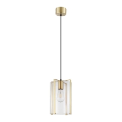 Lampa wisząca GoodHome Saiphi 1-punktowa E27 złota