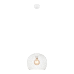 Lampa wisząca GoodHome Osiglia 1-punktowa E27 biała