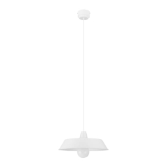 Lampa wisząca GoodHome Gammuse 1-punktowa E27 biała