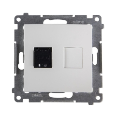 Gniazdo komputerowe S54 RJ45 kat. 6 białe